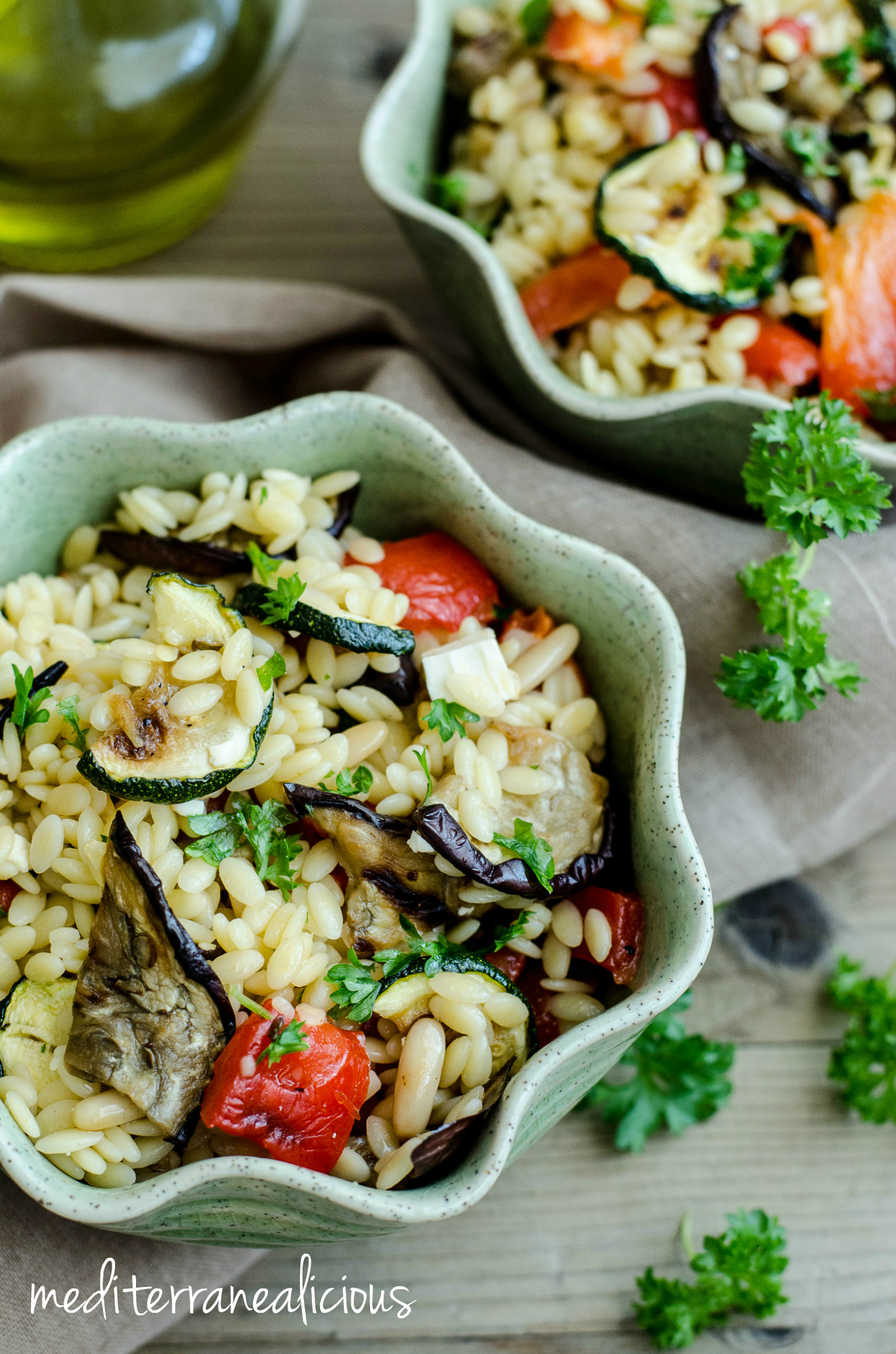 Orzo Salad With Grilled Vegetables